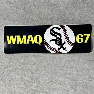 WMAQ 67 Chicago AM Radio Station Bumper Sticker Chicago White Sox Comiskey Park - Picture 1 of 2