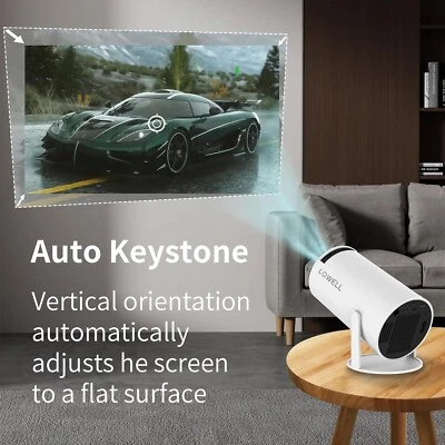 LQWELL HY300Pro Smart LCD Projektor Beamer mit Andriod 11 system Wifi 6, BT5 - Bild 1 von 4