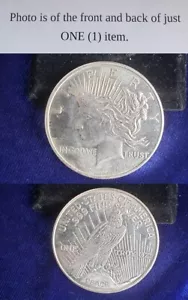 Vintage Peace Dollar 1 Feinunze 999 Feinsilbermedaille 241804 - Bild 1 von 1
