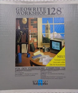 COMMODORE 128 -- GEOWRITE WORKSHOP 128  (M&T/BERKELEY SOFTWORKS - DISK) #WIE NEU - Bild 1 von 10