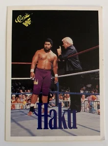 1990 Classic WWF Wrestling Haku Card 135 - Picture 1 of 2