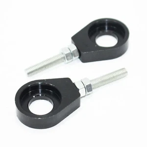 Ajustador de cadena negro 15 mm 76 mm pernos tensor PIT PRO sendero cuádruple bicicleta de tierra ATV - Imagen 1 de 2