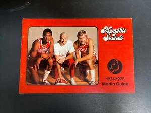 1974-1975 ABA Memphis Sounds media guide ABA Basketball - Imagen 1 de 11