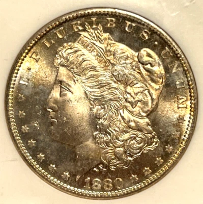 1880 S Morgan Silver Dollar MS 65 PL with Mirrors! Spectacular Coin. NGC ON SALE - Image 1 of 4