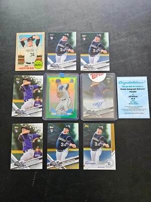 2017 Topps Chrome - Autógrafos de novato Jeff Hoffman #RA-JH refractor/499 (AU,... Foto 1 de 4