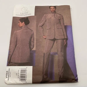 Vogue Patterns V1144 Chado Ralph Rucci Jacket and Pants 6-12 AA Uncut - Picture 1 of 8