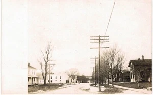 Varysburg RPPC in der Nähe von Buffalo Main Street 1910 ID von Rückseite NY - Bild 1 von 2