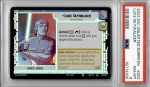 2024 Star Wars Unlimited Luke Skywalker Vorabversion Promo FOLIE #002 PSA 8 NM-MT - Bild 1 von 2