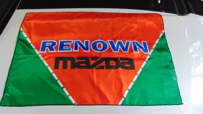 Mazda вращающийся гоночный автомобиль 20x30 дюймов флаг баннер шоу гараж гоночный магазин известный RX3 RX7 - Изображение 1 из 4