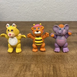 Vintage 1985 Disney Wuzzles Lot Butterbear, Bumblelion & Eleroo Figures 4" - Picture 1 of 20