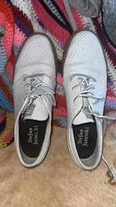 Nike Janoski Perforated White Leather Skateboard Shoes SIZE 12 RARE 826232-984 - Picture 1 of 3