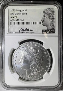 2023 Morgan Silver Dollar NGC MS70 First Day Of Issue (161) - Picture 1 of 2