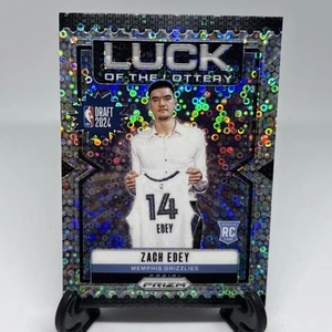 2024-25 Panini Prizm Zach Edey Rookie Fortuna della Lotteria Silver Disco K948 RC - Foto 1 di 11