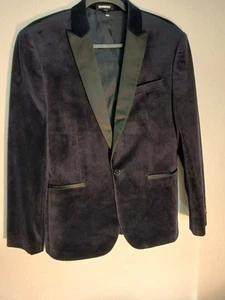 express Mens Vevor Blue Jacket Tuxedo Size M - Picture 1 of 11
