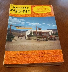 The Western Horseman Magazine 1955 Complete Year (12 issues) - Picture 1 of 11