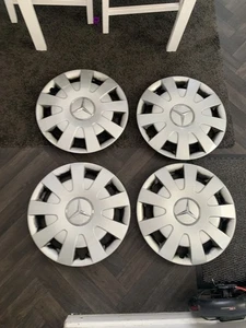 4x Set of Mercedes Sprinter 16" Wheel Trims Hubcaps Genuine - Picture 1 of 5