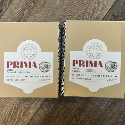 Протеиновый батончик 2-PRIMA ORDINRAL для травяного кормления упаковка 7 шт. — соленая карамель - Изображение 1 из 4