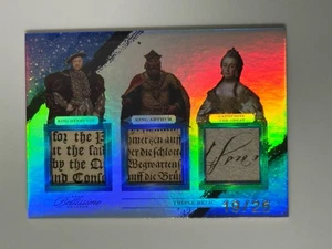 2023 Bellissimo Edition Relic King Henry/King Arthur/Catherine the Great /25 - Picture 1 of 2