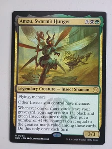 Magic the Gathering Amzu, La Fame dello Sciame R 0024 CLU MTG NM - Foto 1 di 2