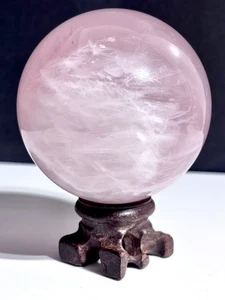 Große 1,1 Pfund schöne hochwertige Rosenquarz Kugel Kristallkugel Kugel Stein - Bild 1 von 7