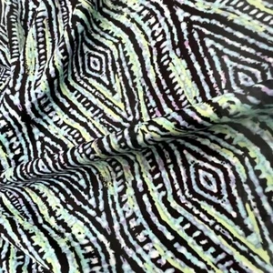 Ethnic African Print Nylon Spandex Fabric 4 Way Stretch By Yard - Picture 1 of 5
