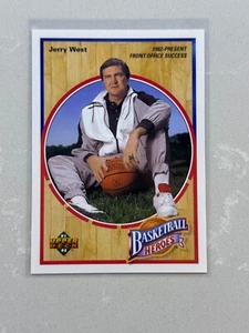 1991-92 Upper Deck Jerry West Basketball Heroes #8 LA Lakers The Logo!! - Picture 1 of 2