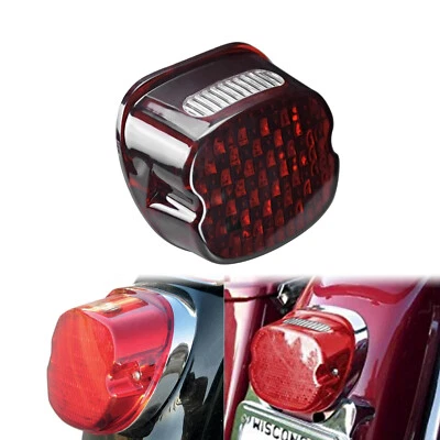 Luz trasera de freno LED roja para Harley Touring Dyna Softail Sportster 99-2017 Foto 1 de 4