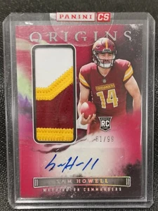 2022 PANINI ORIGINS SAM HOWELL #156 ROOKIE PATCH AUTO #/99 - Picture 1 of 2