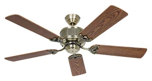 Modern Energy saving Ceiling Fan with Remote Control Eco Elements Brass - Picture 1 of 4