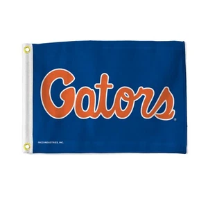 Florida Gators 12" x 18" Boat Flag Golf Cart Flag - Gators Script - Picture 1 of 1