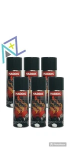 Universal Black Harris Heat Resistant Engine Enamel Motor Engine Spray Paint - Picture 1 of 1