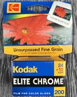 Kodak Elite Chrome 200 color slide film 36 exp ED 135-36 USA SEALED 12/2003