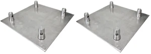 2 MR DJ DBP1414 for 12" x 12" Universal Square Truss Base Plate - Picture 1 of 2