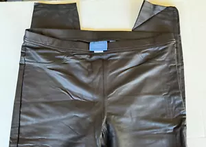 Pantaloni skinny Simply Vera Wang donna taglia L neri elasticizzati cucitura centrale eleganti - Foto 1 di 1