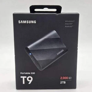 Neue Samsung Portable T9 2TB USB 3.2 Gen 2x2 Externe SSD MU-PG2T0B - Bild 1 von 6