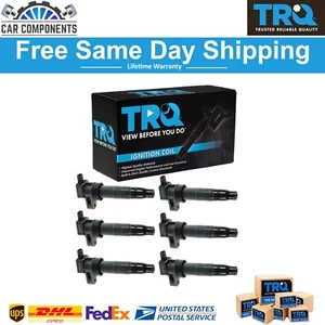 TRQ New Ignition Coil Set of 6 For 2006-2017 Hyundai Kia Sorento Sedona - Picture 1 of 5