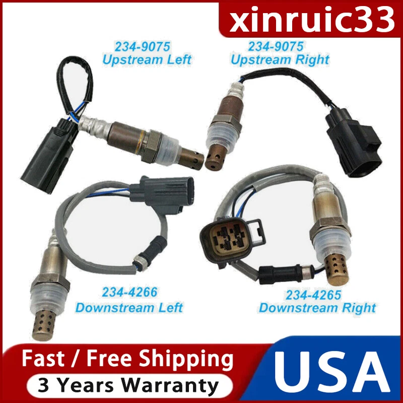 Sensor de oxígeno arriba+abajo 4 piezas para Land Rover LR3 2005-2006 y Range Rover Sport 2006 Foto 1 de 4