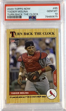2020 Topps Now Turn Back Clock #65 Yadier Molina Debut (Future HOF) PSA 10—Pop 2