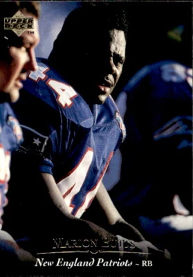 1995 Upper Deck Marion Butts 160 New England Patriots - Image 1 of 2