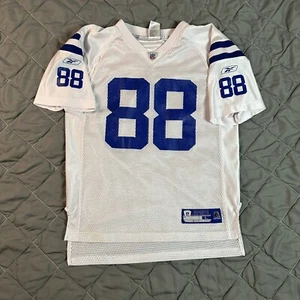 VINTAGE Reebok Indianapolis Colts Jersey Boys Large White Marvin Harrison NFL - Picture 1 of 12