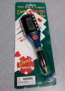 13006 Sealed DIGITAL POKER / Ball Point Pen by Micro Games Electronic Handheld - Picture 1 of 3