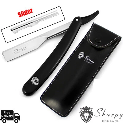 BARBER CUT THROAT STRAIGHT SALON SHAVING RAZOR SHAVE RASOIRS RASOI POUCH + Pouch - Image 1 of 4