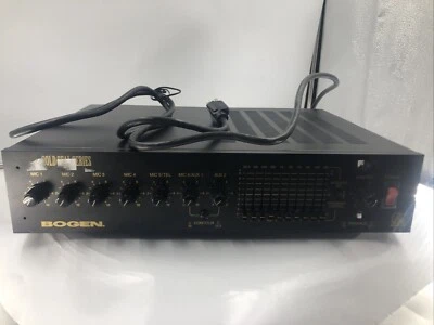 Bogen GS-35 Gold Seal Series Public Address Amplifier 35W 8ohm/70V/25V out - Image 1 of 4