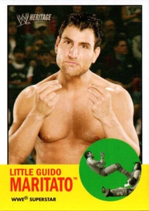 Tarjeta de lucha libre Topps Heritage II 2006 #46 pequeño guía maritado - Imagen 1 de 2