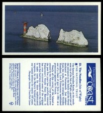 The Needles #23 Discovering Our Coast 1989 Brooke Bond Tea Card