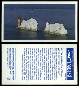 The Needles #23 Discovering Our Coast 1989 Brooke Bond Tea Card
