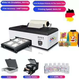 A3 R1390/L1800 DTF Drucker für T Shirt Stoff Kleidung und Textil Impresora - Bild 1 von 31
