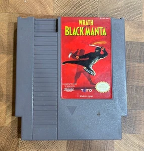 Wrath of the Black Manta (Nintendo NES, 1990) Authentic, Working, Cartridge Only - Picture 1 of 4