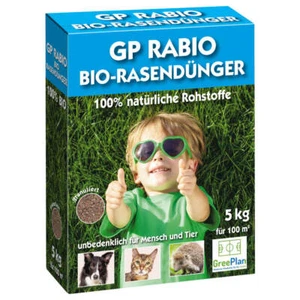 Greenplan Rabio Bio-Rasendünger 5 kg Naturdünger Biorasendünger Langzeit - Bild 1 von 1