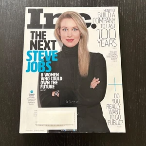 NEW INC. MAGAZINE ELIZABETH HOLMES October 2015 THERANOS "Next Steve Jobs" Issue - Picture 1 of 4